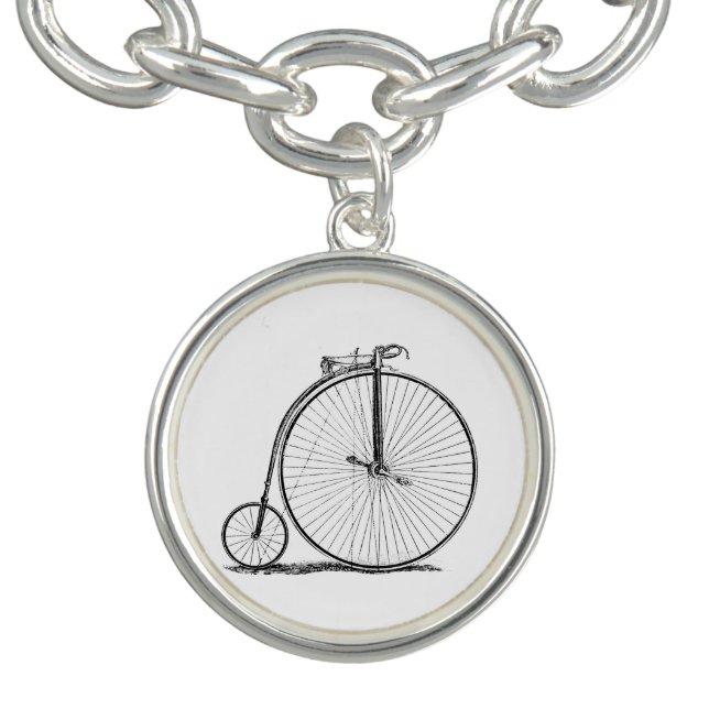 High Wheeler Bicycle Penny Farthing Bracelet (Design)