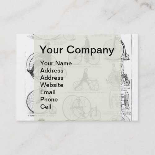 High Wheeler Bicycle Penny Farthing Business Card