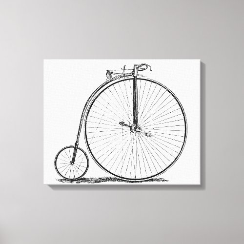 High Wheeler Bicycle Penny Farthing Canvas Print