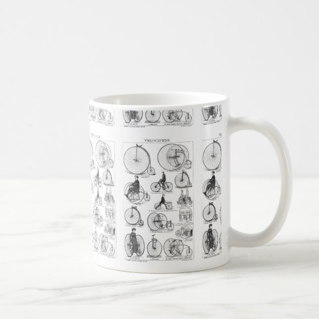 High Wheeler Bicycle Penny Farthing Coffee Mug (Right)
