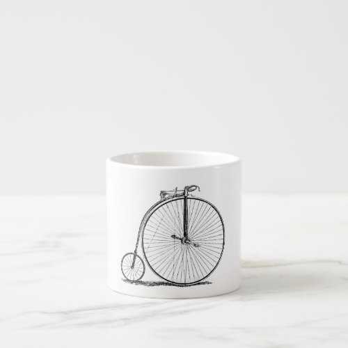 High Wheeler Bicycle Penny Farthing Espresso Cup