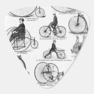 High Wheeler Bicycle Penny Farthing Guitar Pick
