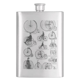 High Wheeler Bicycle Penny Farthing Hip Flask