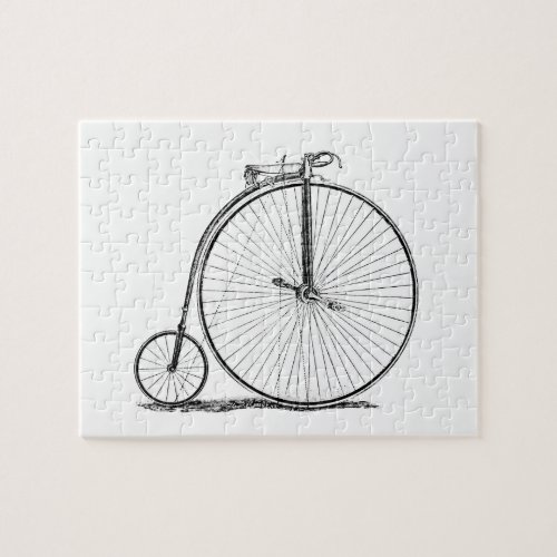 High Wheeler Bicycle Penny Farthing Jigsaw Puzzle