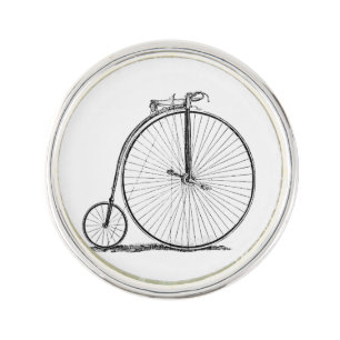 High Wheeler Bicycle Penny Farthing Lapel Pin