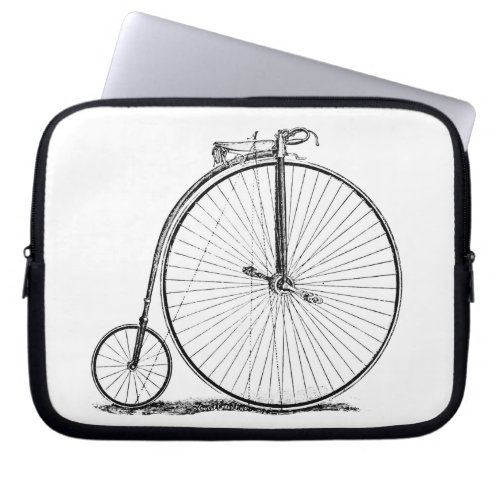 High Wheeler Bicycle Penny Farthing Laptop Sleeve