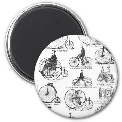 High Wheeler Bicycle Penny Farthing Magnet