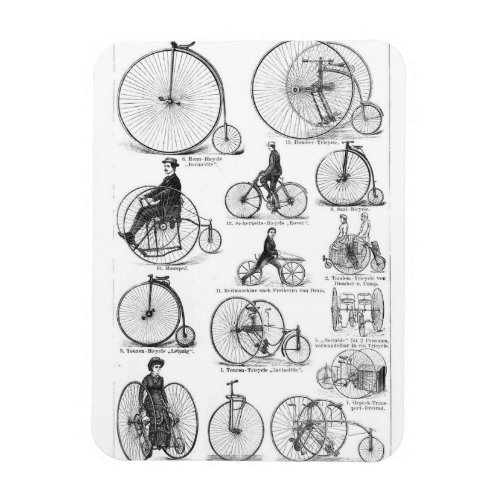 High Wheeler Bicycle Penny Farthing Magnet