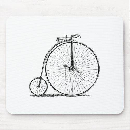 High Wheeler Bicycle Penny Farthing Mouse Pad