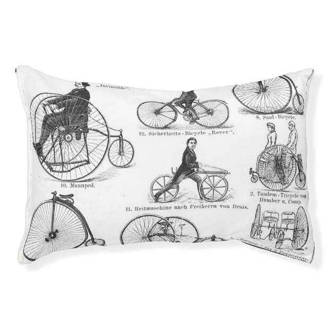 High Wheeler Bicycle Penny Farthing Pet Bed (Front)