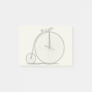 High Wheeler Bicycle Penny Farthing Post-it Notes