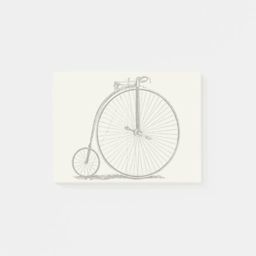 High Wheeler Bicycle Penny Farthing Post_it Notes