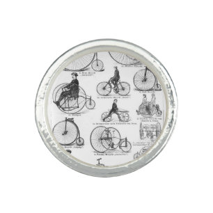 High Wheeler Bicycle Penny Farthing Ring