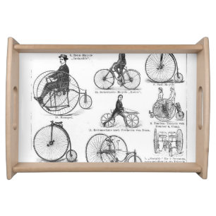 High Wheeler Bicycle Penny Farthing Serving Tray