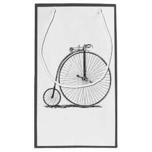 High Wheeler Bicycle Penny Farthing Small Gift Bag