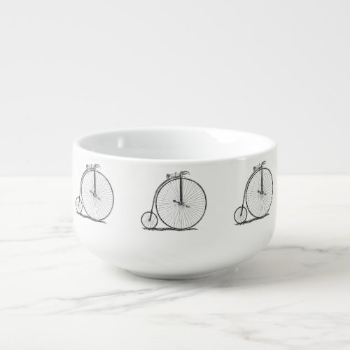 High Wheeler Bicycle Penny Farthing Soup Mug