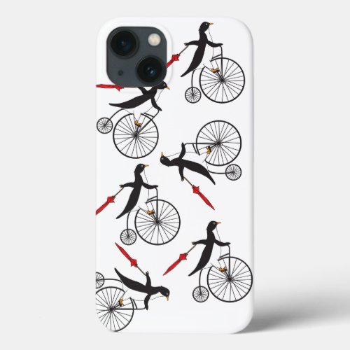 High wheeler penguin _ for phones iPhone 13 case