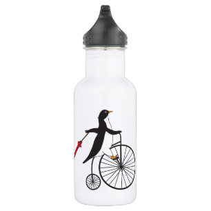 High wheeler penguin water bottle