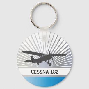 High Wing Aircraft Keychain
