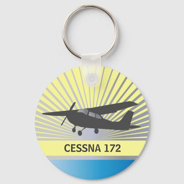 High Wing Aircraft Keychain (Front)