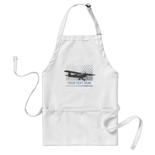 High Wing Taildragger Aircraft Adult Apron (Front)