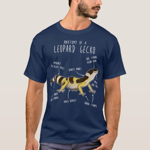 High Yellow Jungle Leopard Gecko Lizard Reptile An T_Shirt