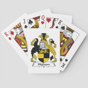 Higham Family Crest Poker Cards