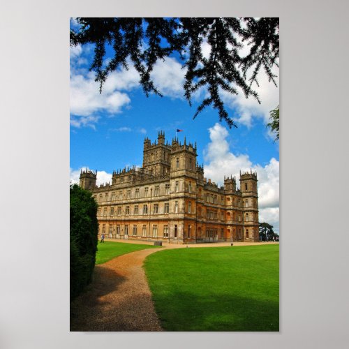 Highclere Castle Downton Abbey England UK Poster