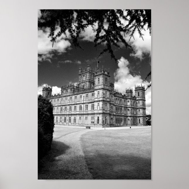 Highclere Castle Downton Abbey England UK Poster (Front)