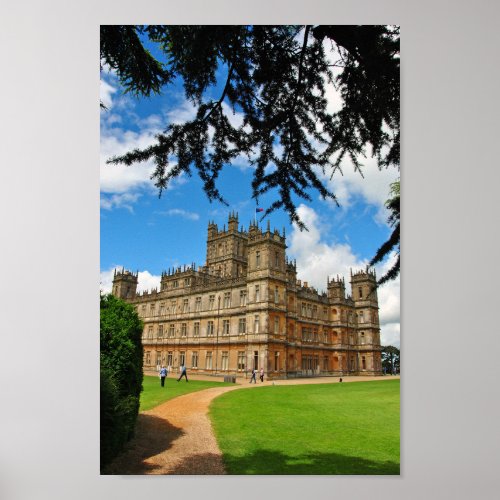 Highclere Castle Downton Abbey England UK Poster