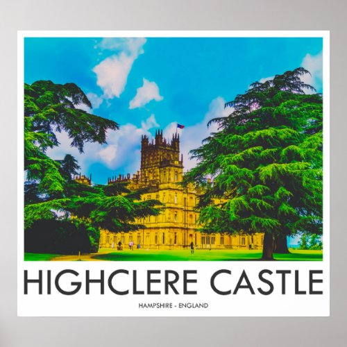 Highclere Castle Hampshire England Poster
