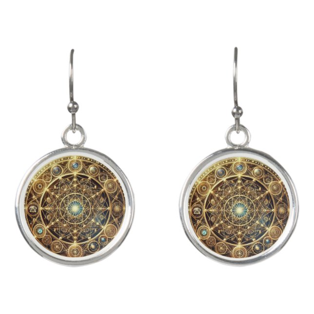 Higher Consciousness Sigil Earrings (Front)