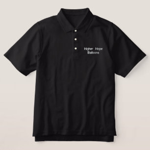 Higher Hope Balloons Embroidered Polo Shirt