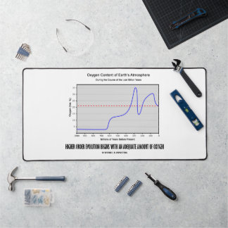 Higher Order Evolution Begins Adequate Amt Oxygen Desk Mat