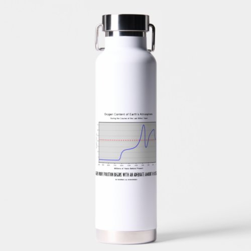 Higher Order Evolution Begins Adequate Amt Oxygen Water Bottle