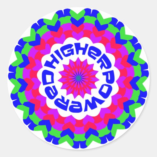 Higher Powered Classic Round Sticker