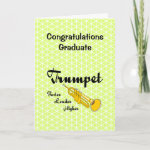 Higher Trumpet Graduation Card