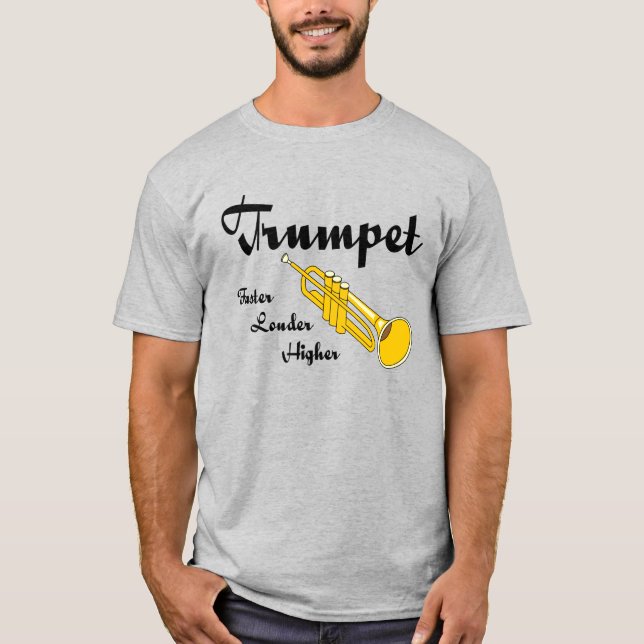 Higher Trumpet T-Shirt (Front)