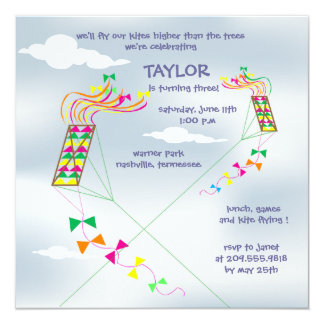 Kite Birthday Party Invitations 3