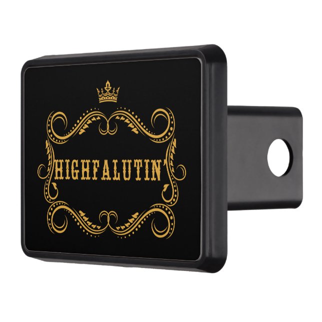 Highfalutin' Funny Country Slang Hitch Cover (Left)