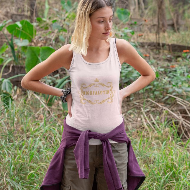 Highfalutin' Funny Country Slang Tank Top (Creator Uploaded)