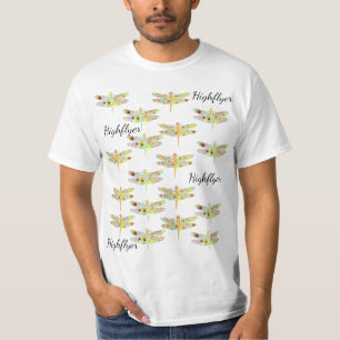 Highflyers floral Dragonflies T-Shirt