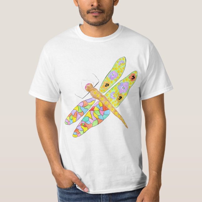 Highflyers floral Dragonflies T-Shirt (Front)