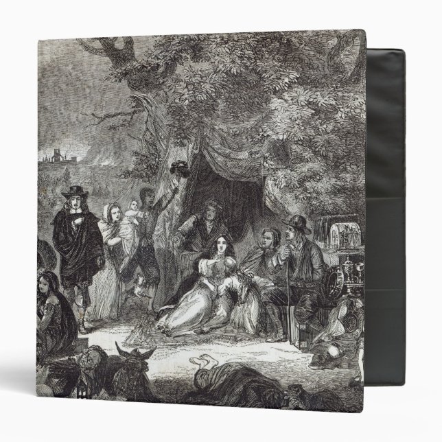 Highgate Fields during the Great Fire of London Binder (Front/Inside)