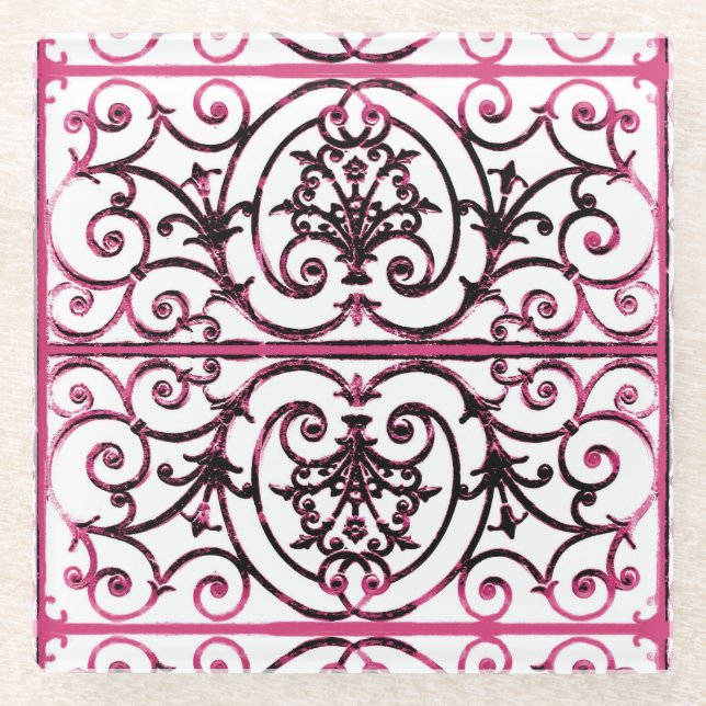 Highgate Iron Glass Coaster (Front)