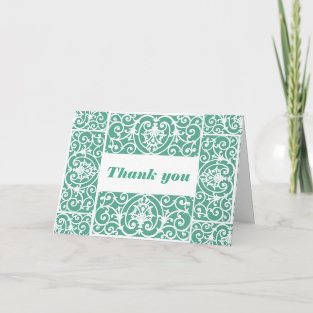 Highgate Iron Letterpress Thank You Card (Front)