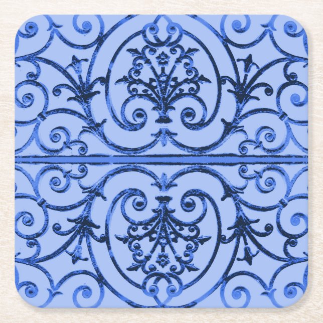 Highgate Iron Square Paper Coaster (Front)