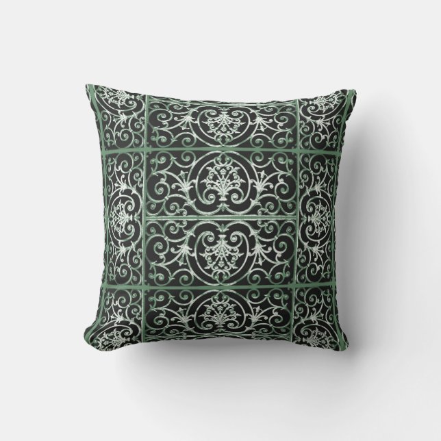 Highgate Iron Throw Pillow (Front)