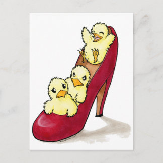 Highheel Chicks postcard