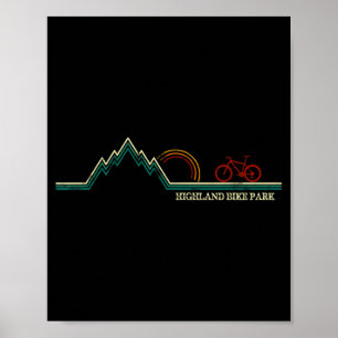 Highland Bike Park New Hampshire Mountain Biking Poster
